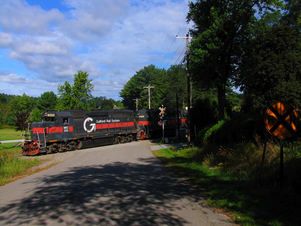 Early Fall Shadows Bucksport job passes through Orrington … Flickr