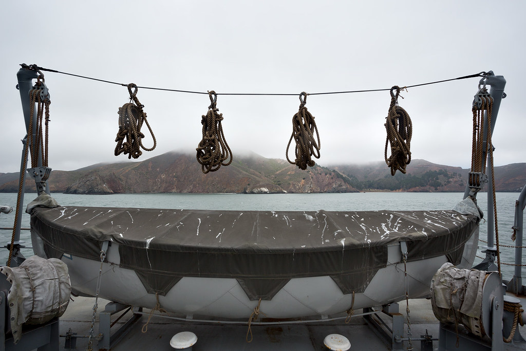 Lifeboat and Lifelines aboard the SS Jeremiah O'Brien Flickr