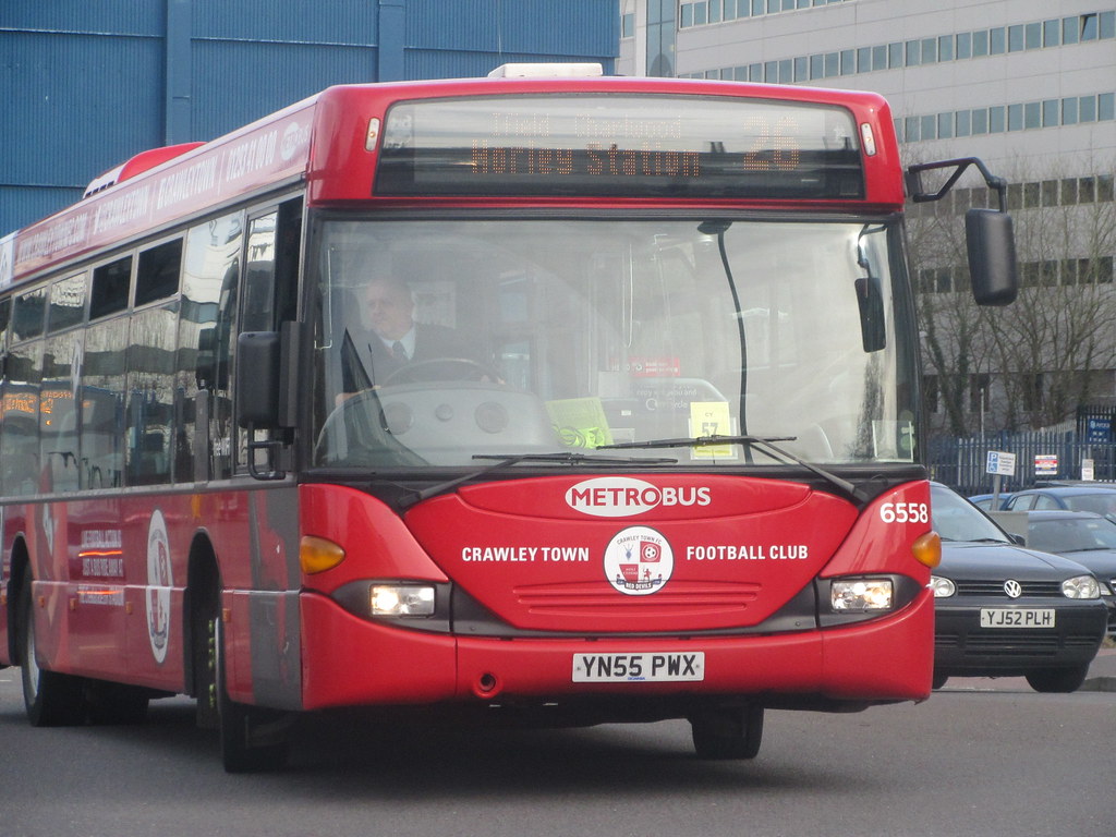 Metrobus 558 YN55PWX Seen in Crawley Bus Station on route … Flickr