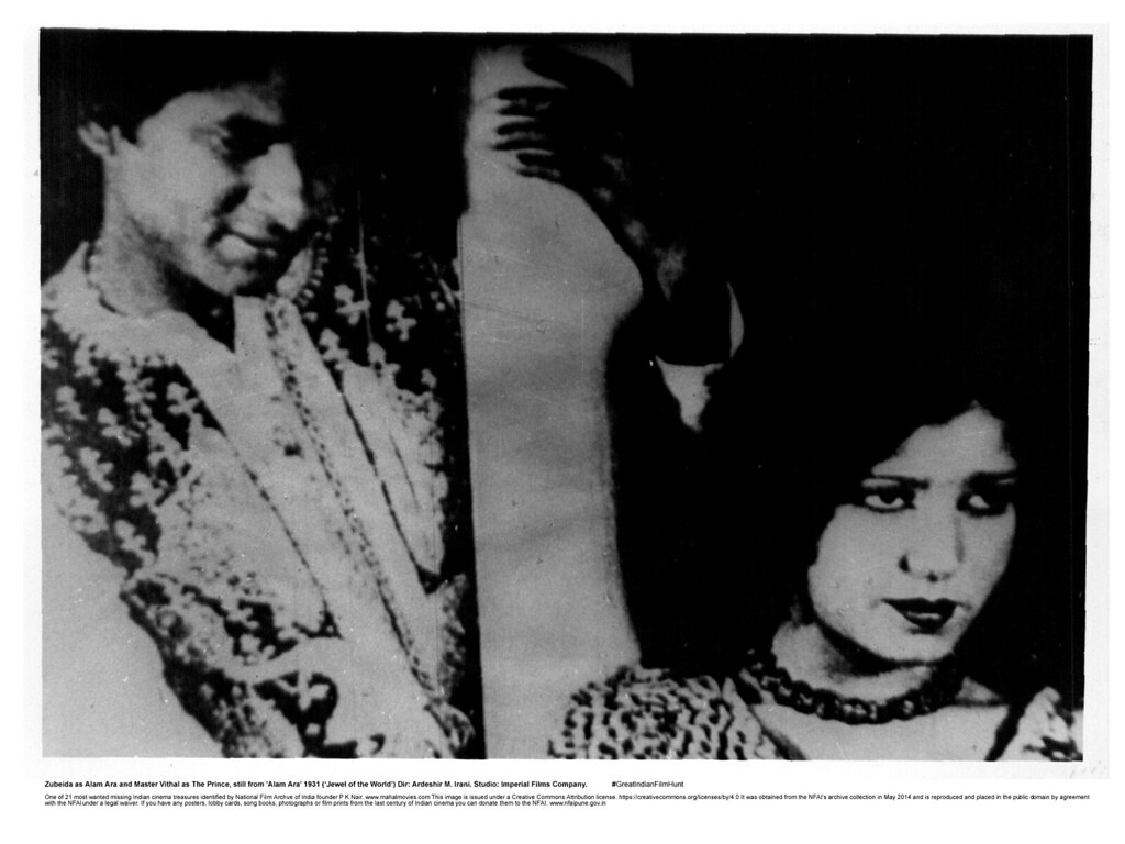 Master Vithal and Zubeida in 'Alam Ara' ("Jewel of the Wor… Flickr