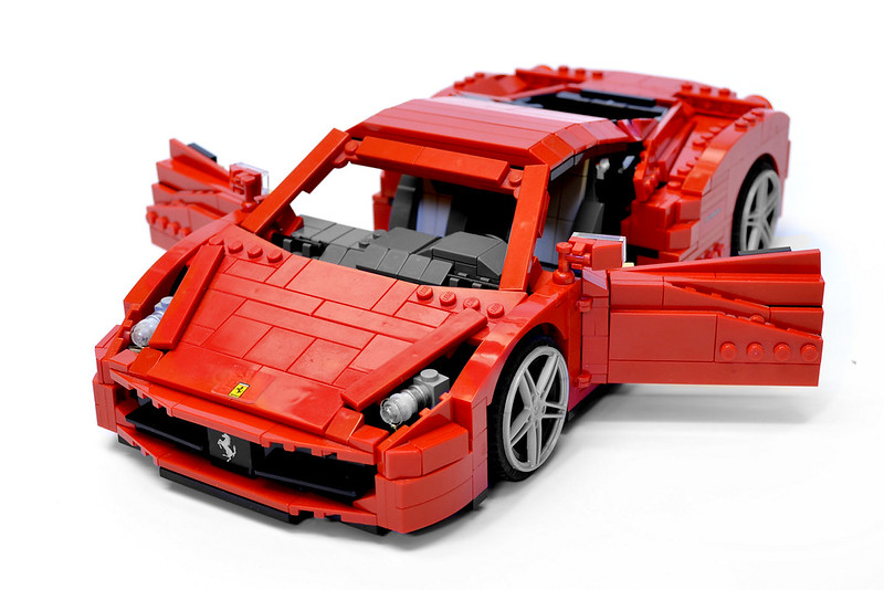 LEGO MOC Ferrari 458 Italia by noahl Rebrickable Build with LEGO