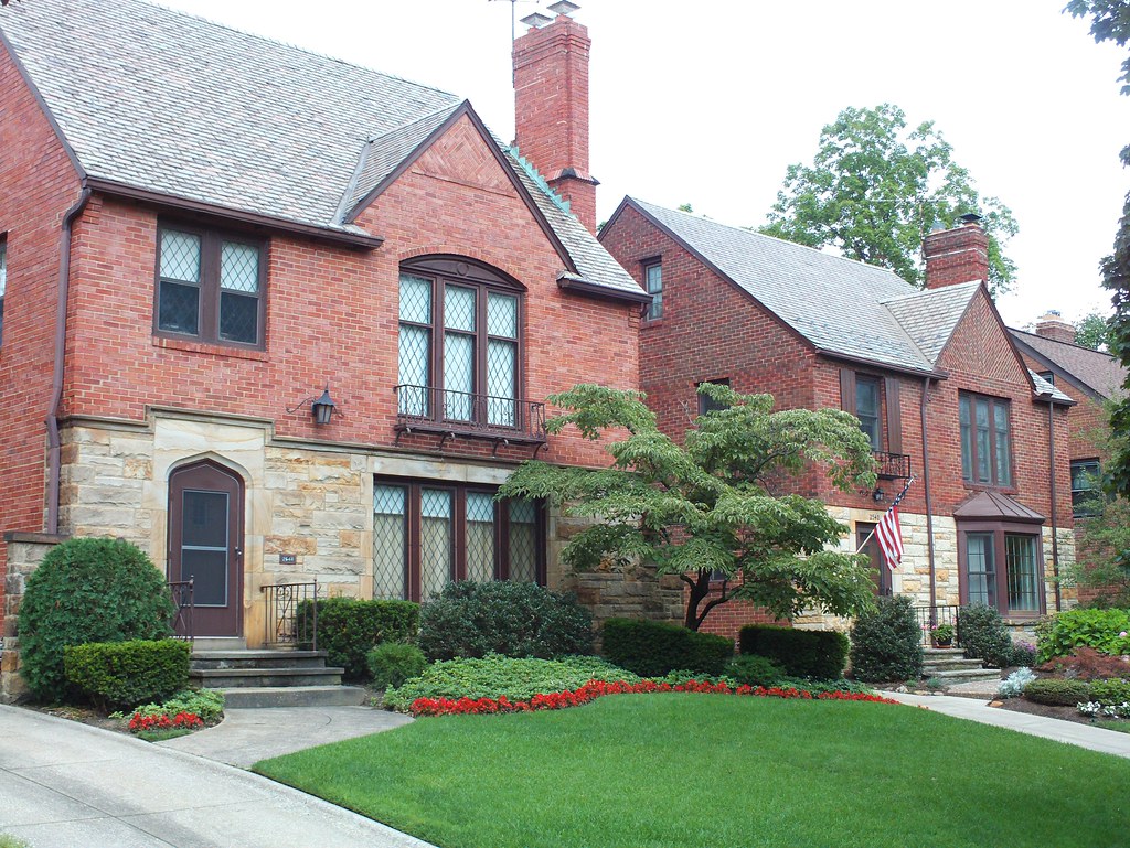 University Heights Ohio Fenwick Road Tudor houses Had no s… Flickr