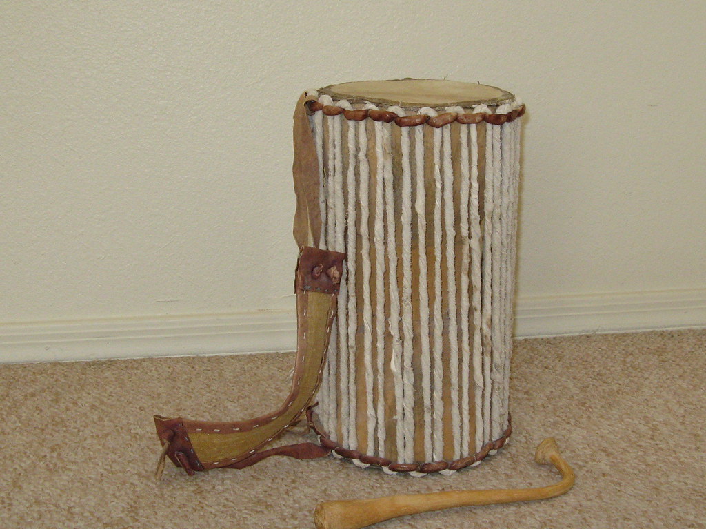 952 Hausa Talking Drum, view 1 Local identifier 952 Hausa… Flickr