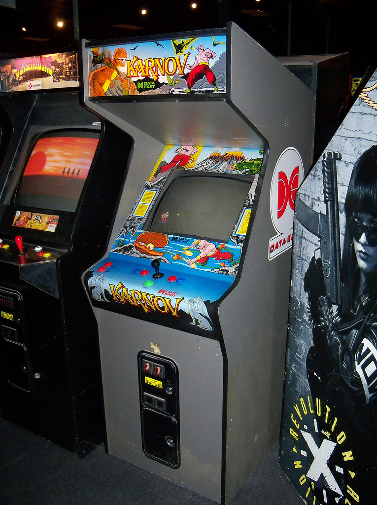 NH Pelham Karnov Karnov video game at the Pinball Wizard… Flickr