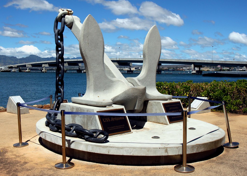 USS Arizona Anchor Pearl Harbor, Honolulu, Hawai'i Weight … Flickr