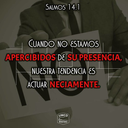 Apercepción Salmos 1413 “Dice el necio en su corazón No… Flickr
