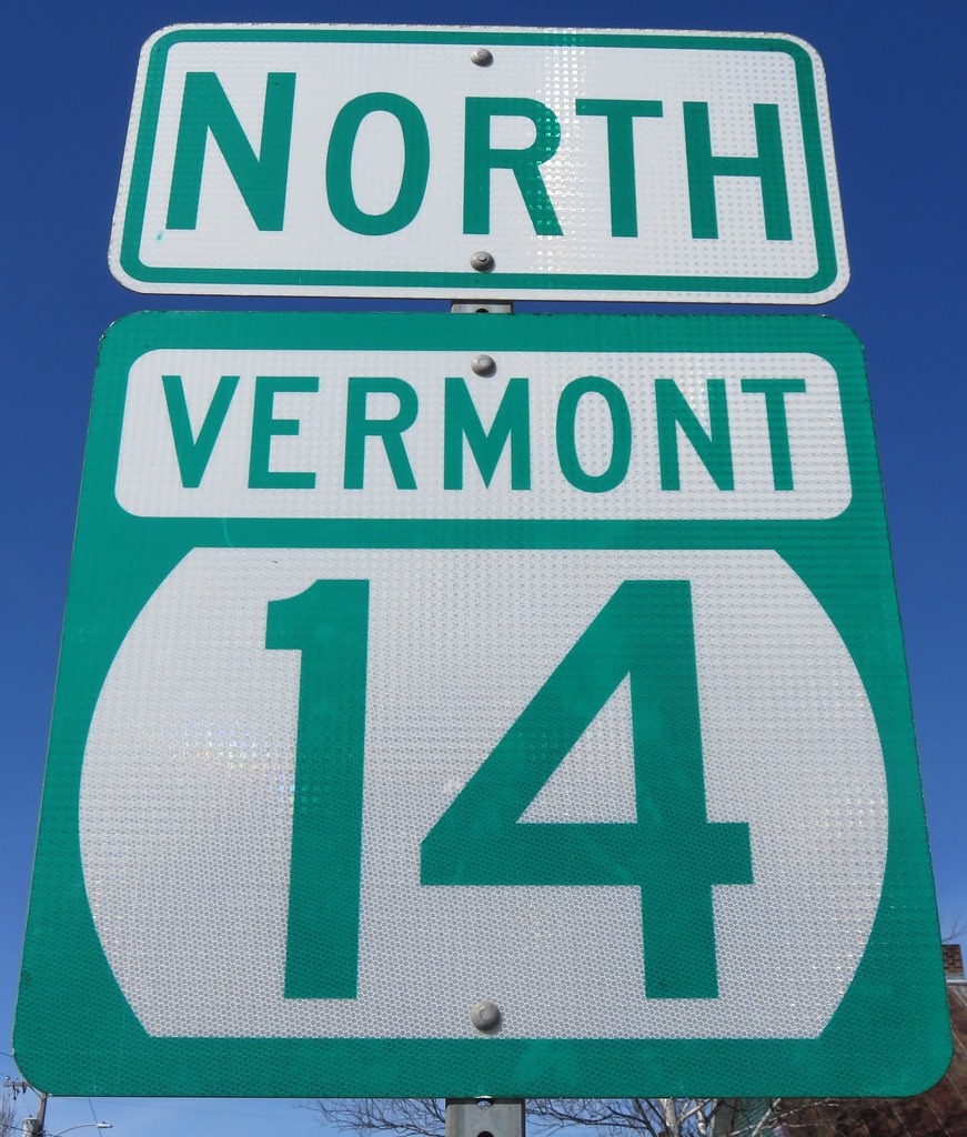 Vermont State Highway 14 Sign (East Randolph, Vermont) Flickr