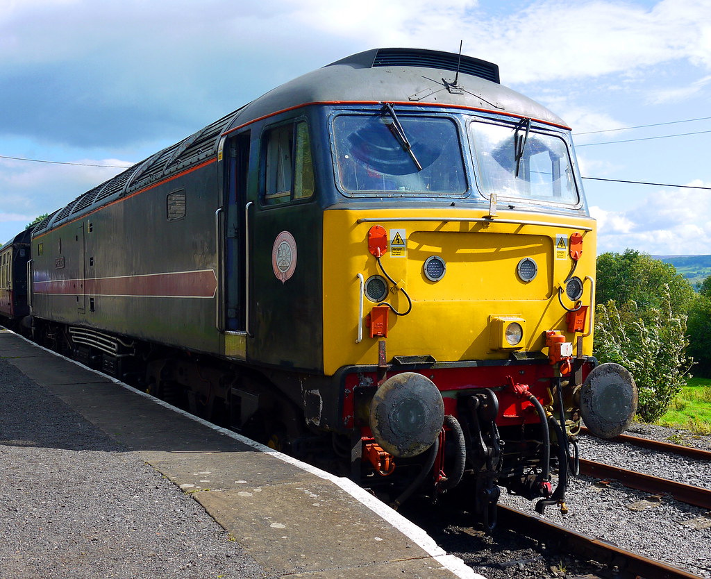 Wensleydale Railway 47715 "Poseidon" at Redmire working a … Flickr