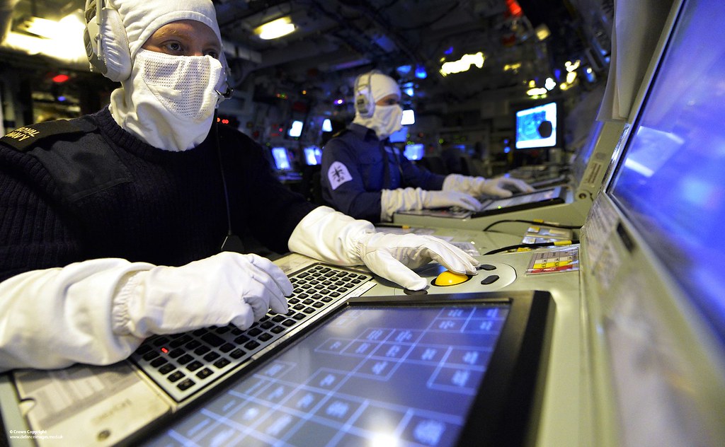 Radar Operator Onboard HMS Iron Duke A Royal Navy radar op… Flickr