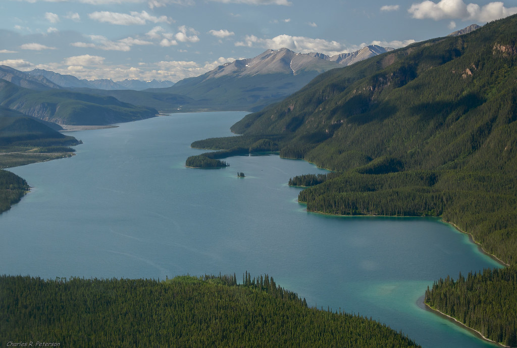Muncho Lake British Columbia looking south from an airpl… Flickr