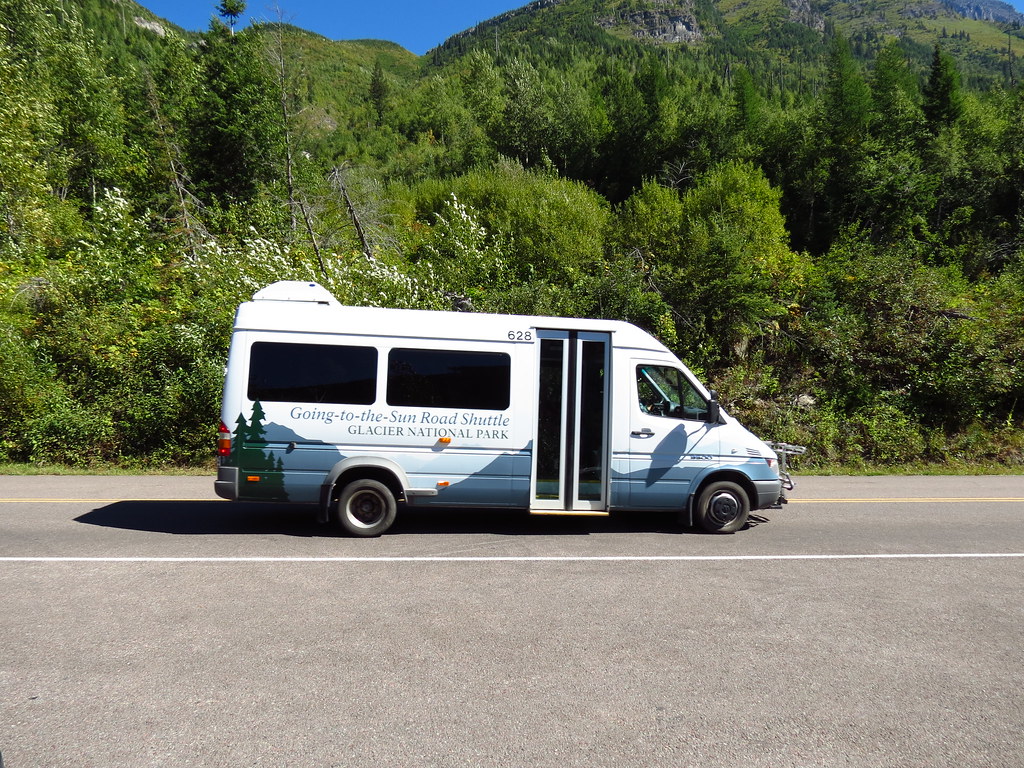 Glacier National Park Glacier runs a free shuttle bus serv… Flickr