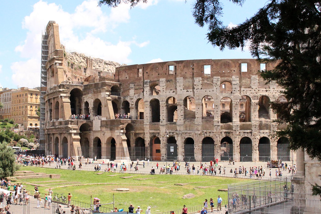 0566IMG_1863 The well known view of the Colosseum from th… Flickr