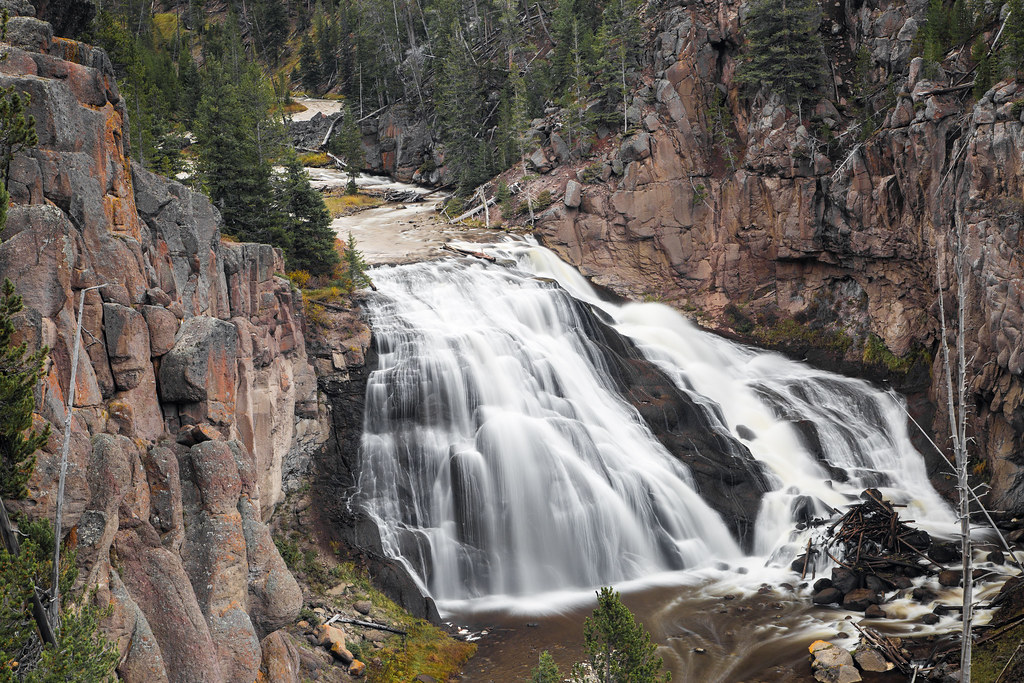Gibbon Falls Gibbon Falls; Neal Herbert; September 2014; C… Flickr