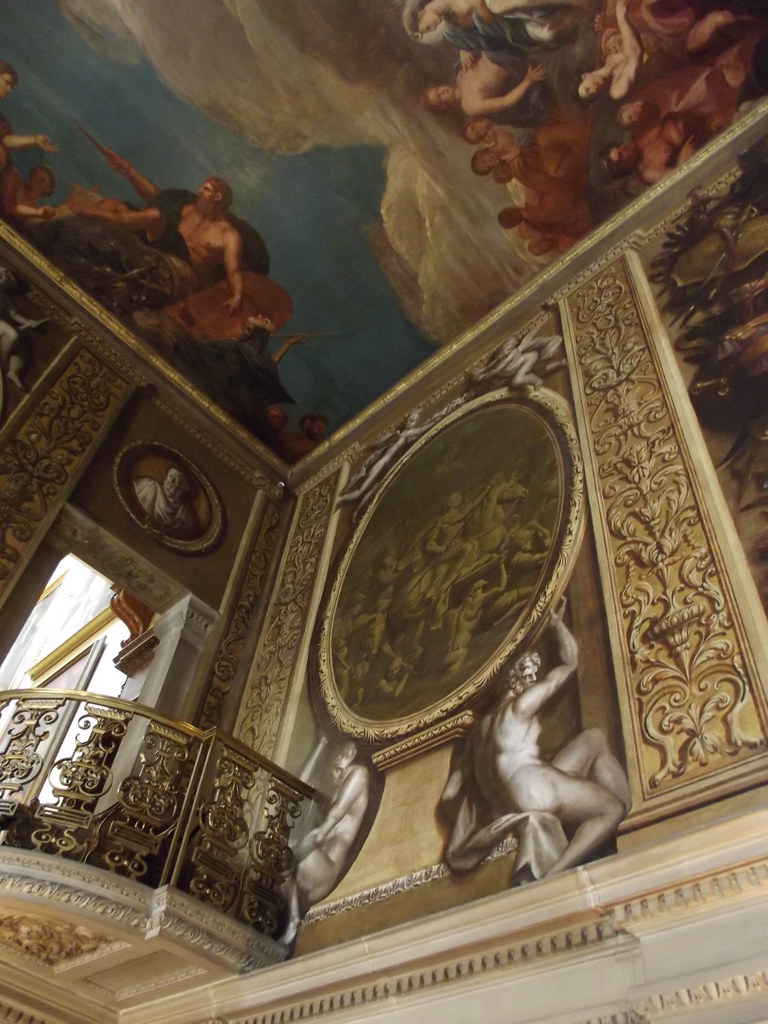 Inside Chatsworth House Painted Hall murals At Chatswo… Flickr