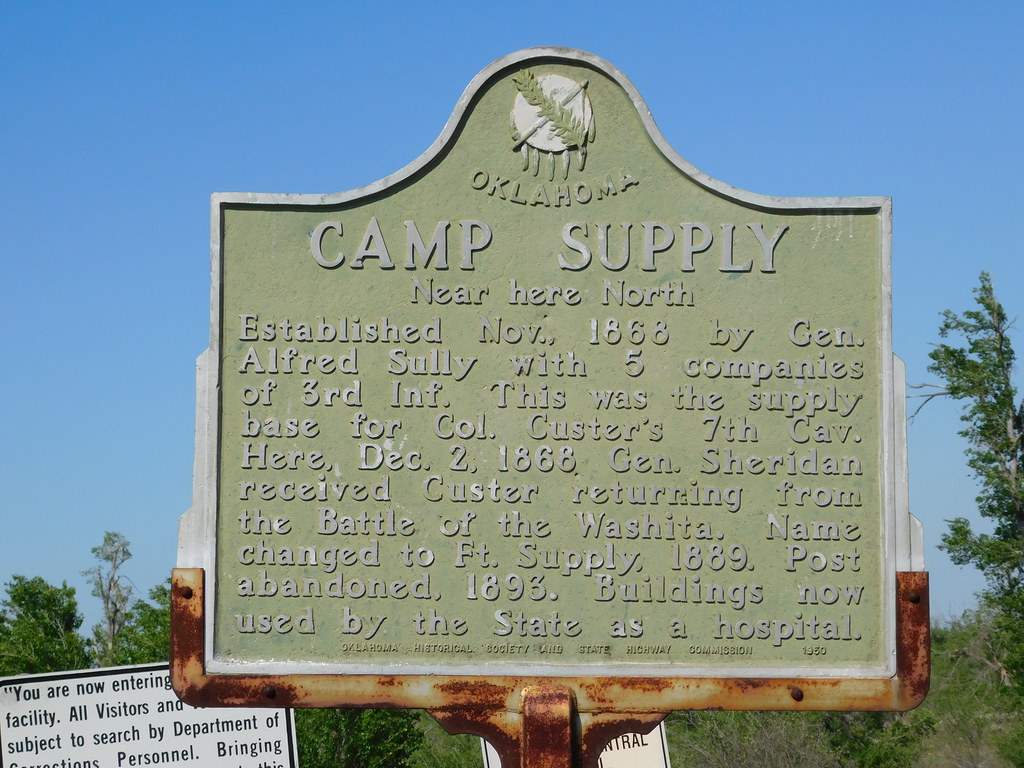 Camp Supply Historic Marker Fort Supply, Oklahoma Flickr