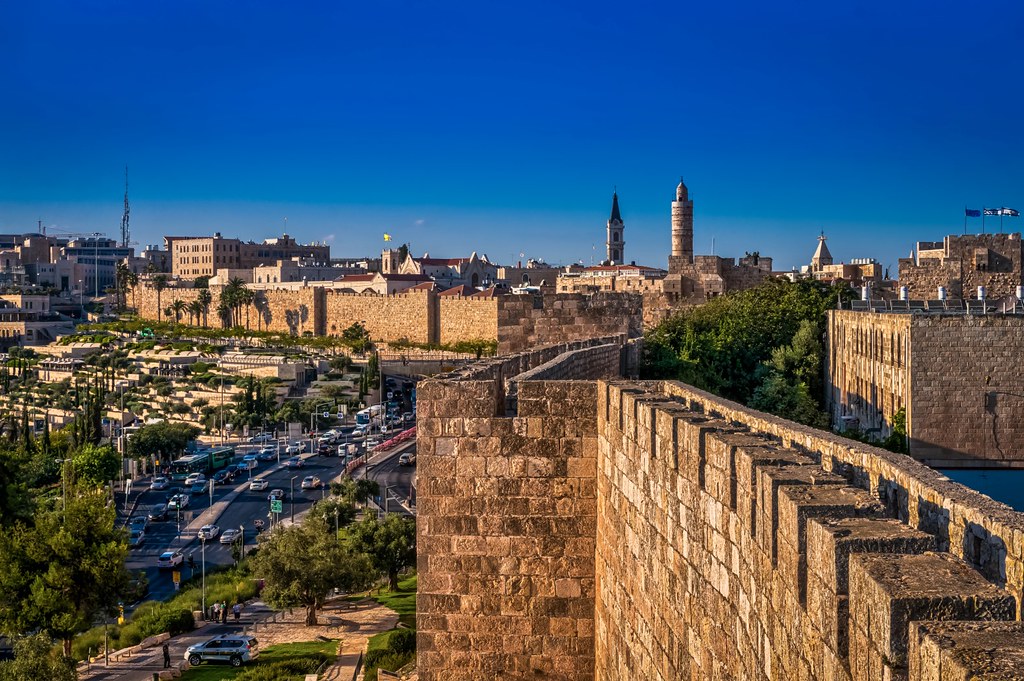Old city walls of Jerusalem Israel Old city walls of Jerus… Flickr