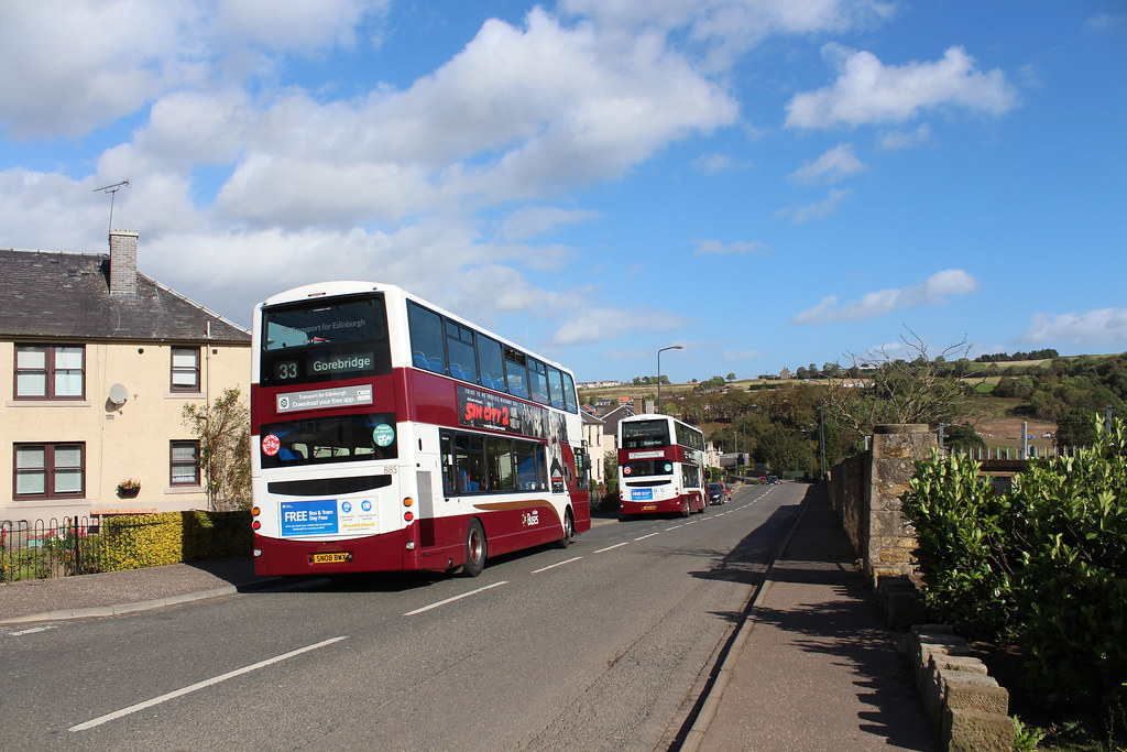 Lothian Buses Volvo B9TL 885 & 881 Powdermill Brae Gorebri… Flickr