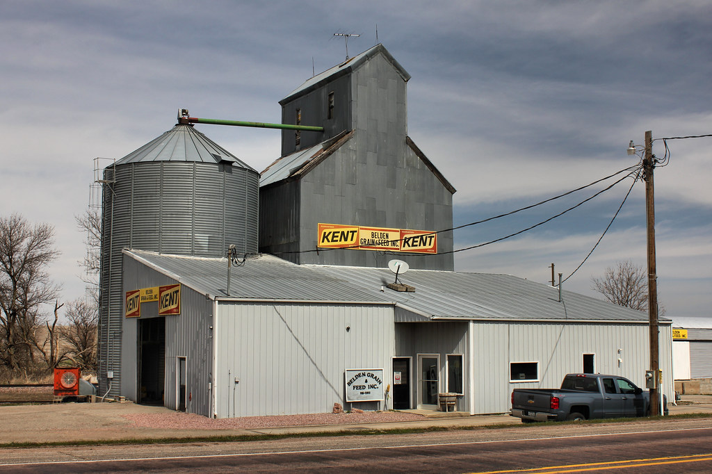 Belden Grain & Feed Elevator Belden, NE Tom McLaughlin Flickr