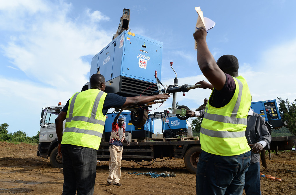 Ebola response UK constructing treatment centre in Sierra… Flickr