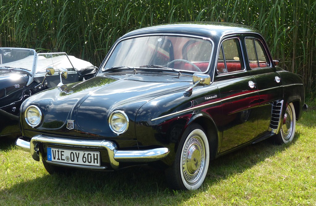 Renault Dauphine 1960 black vl stkone Flickr