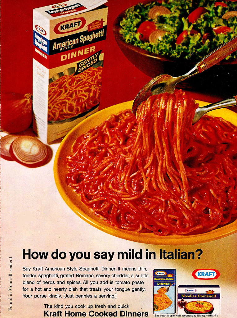 Kraft Spaghetti Dinner Kit 1970s Brett Streutker Flickr