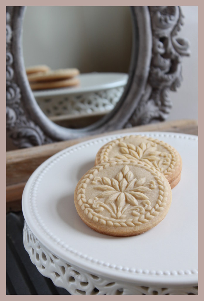 Lotus cookies, made with a springerle mould. Sugar vanilla… Flickr
