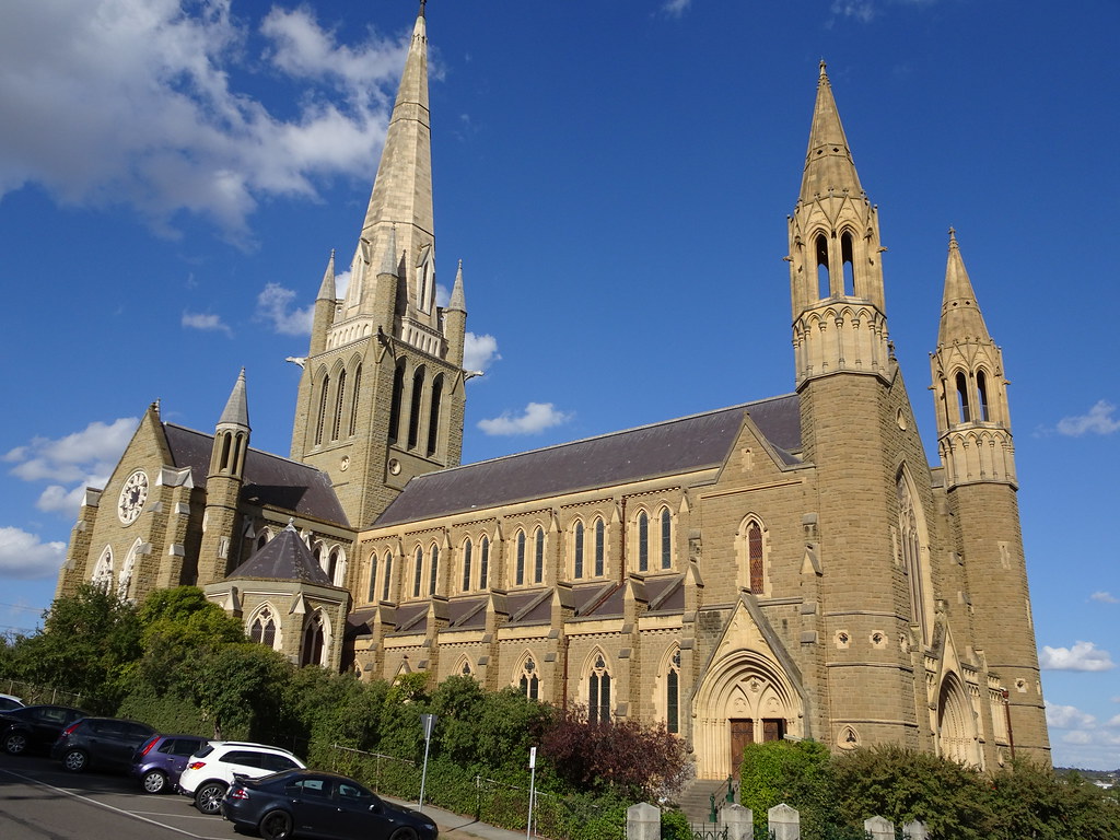 Bendigo. The fine Catholic Cathedral. The third largest in… Flickr