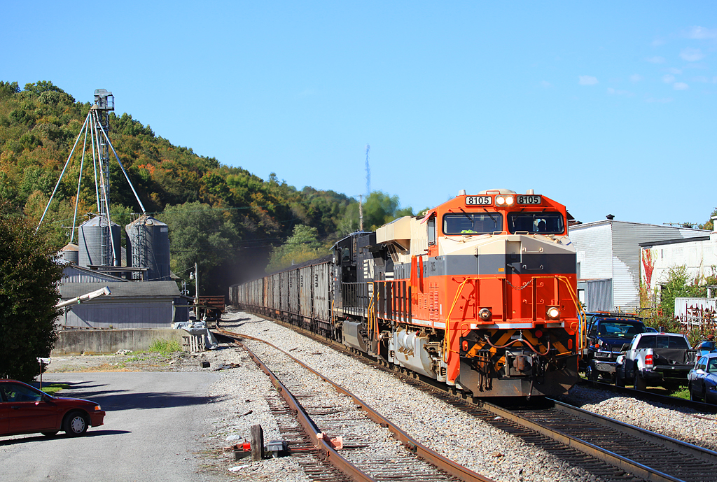 Tazewell, Va Clinch Valley loaded coal train heads to Blue… Flickr
