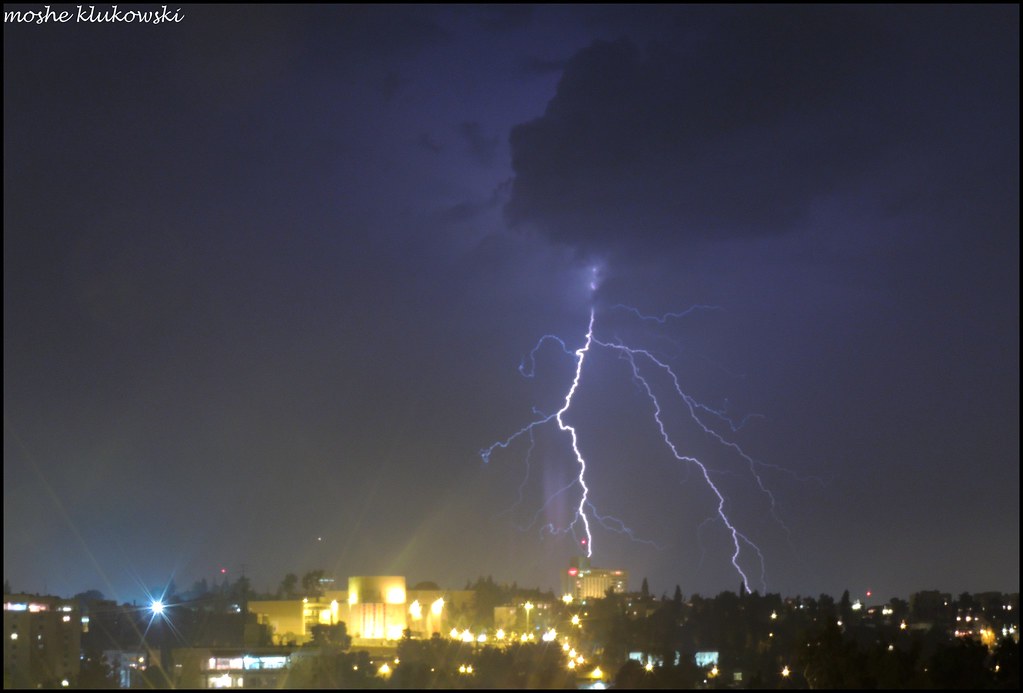 jerusalem 10/10/14 lightning over jerusalem. the weather s… Flickr
