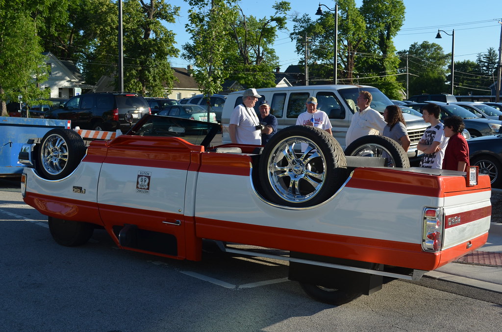 Rick Sullivan's upside down truck Photo courtesy Dave Sull… Flickr