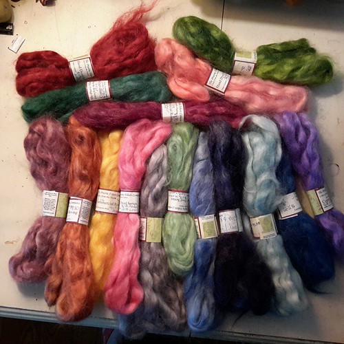 Mohair top 80/20 mohair/wool blend. This lot will be avail… Flickr