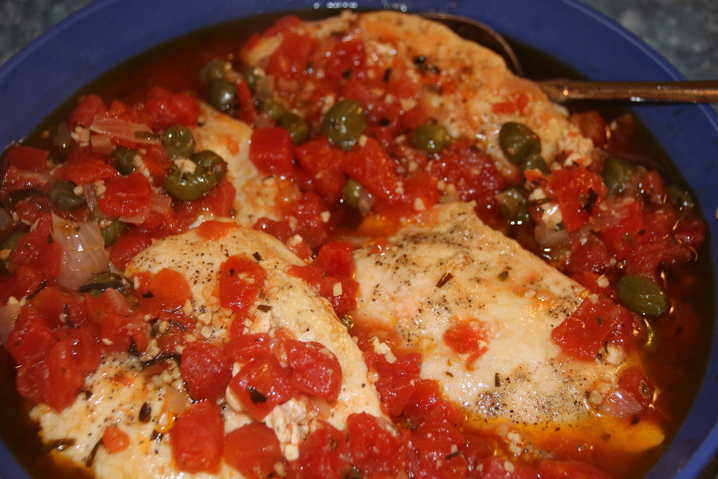 Mediterranean Chicken With Tomatoes and Capers Great new r… Flickr
