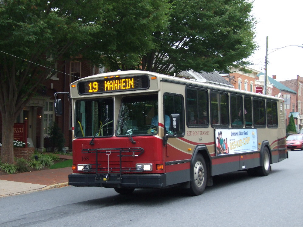 113154 Red Rose Transit bus 168, Manheim, PA, 28.9.2011 Britannia247 Flickr