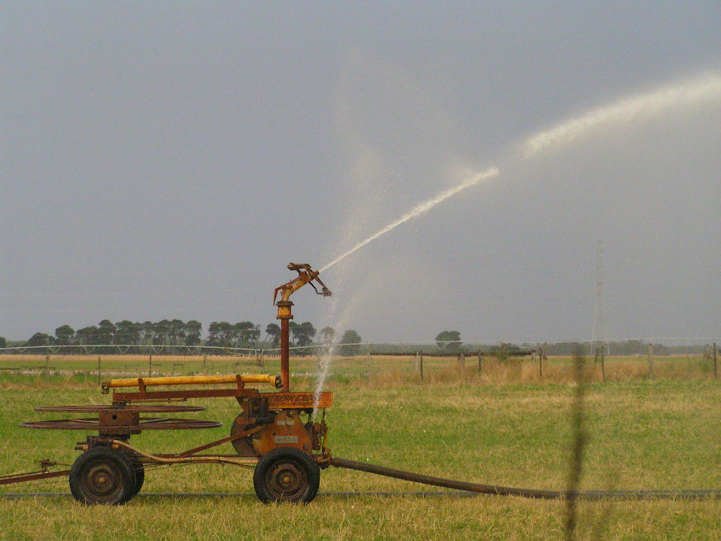 sprinkler Farm equipment for a dry land Kym Lardner Flickr