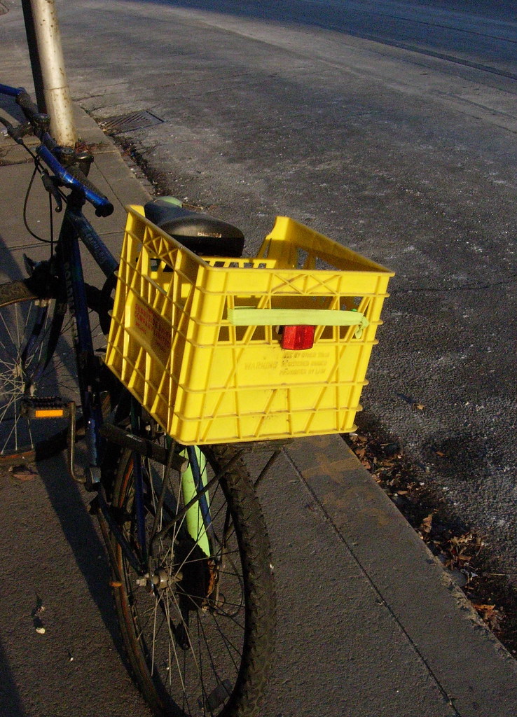 Yellow Bike Basket Wayne MacPhail Flickr
