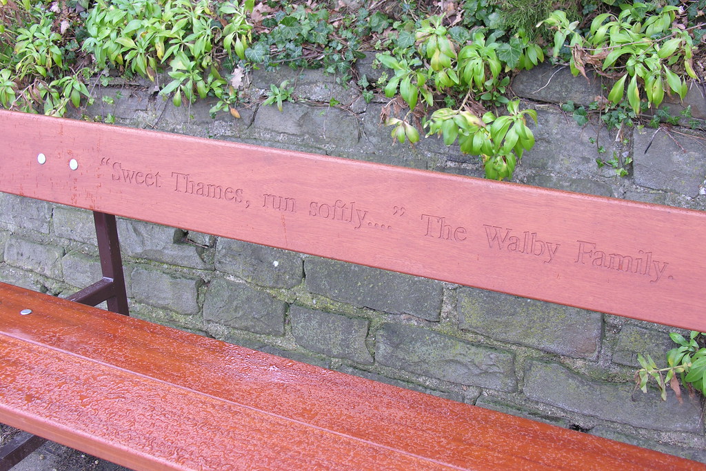 Bench 1 One of many, many benches by the river at Kingston… Flickr