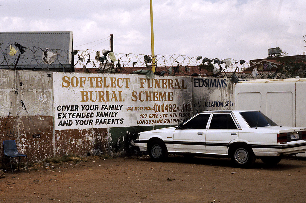 Funeral home billboard in South Africa I took this photo o… Flickr