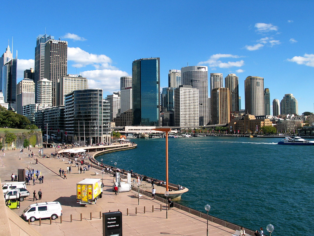Sydney Harbour View of the port of Sydney, looking there f… Flickr
