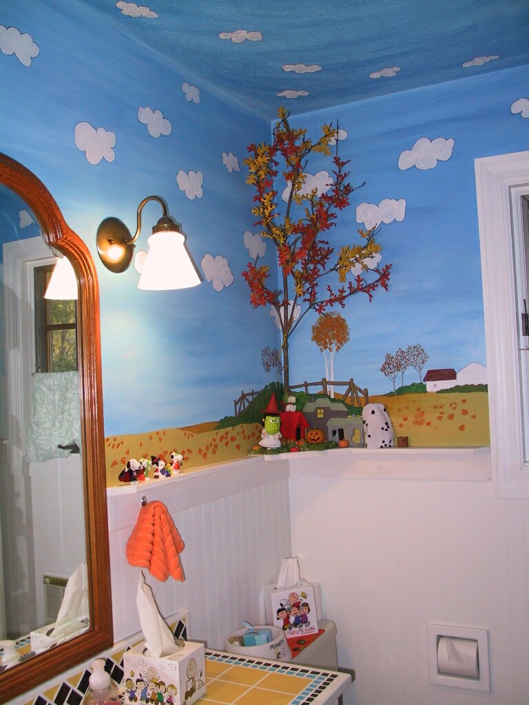 Mom's Charlie Brown Bathroom Nicki Davis Flickr