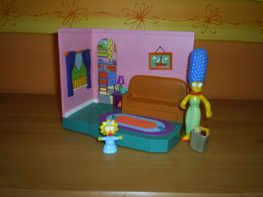 Living Room The Simpsons Living Room with Marge and Maggie… JCham