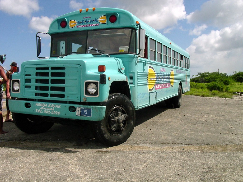 The Kayak Bus This bus can take you kayaking and snorkelin… Flickr