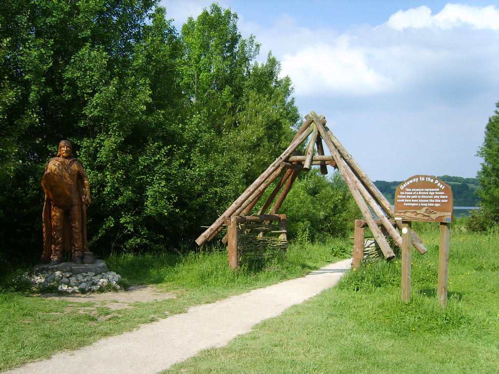 Iron age trail Entrance to Carsington Water's Iron Age Tra… Flickr