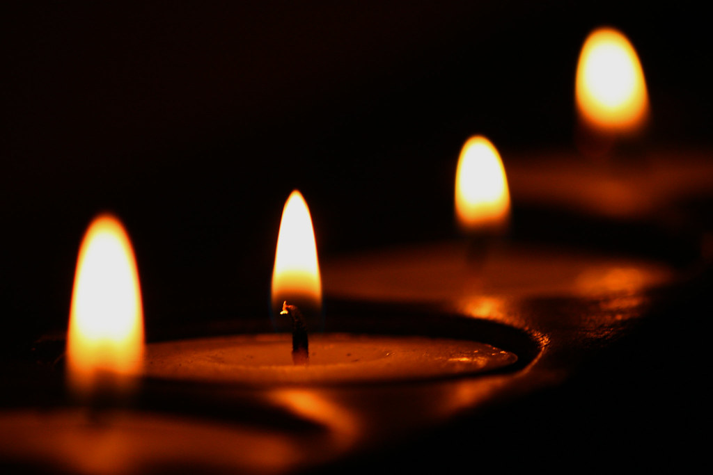 Candle Light Candles to brighten up a cold and damp autumn… Flickr