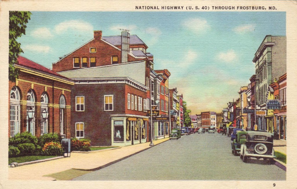National Highway (U.S. 40) Through Frostburg, Md. Vintage … Flickr