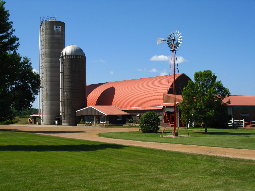 IMG_1398 Dairy farm Portage county highway C Eugene Gamble Flickr