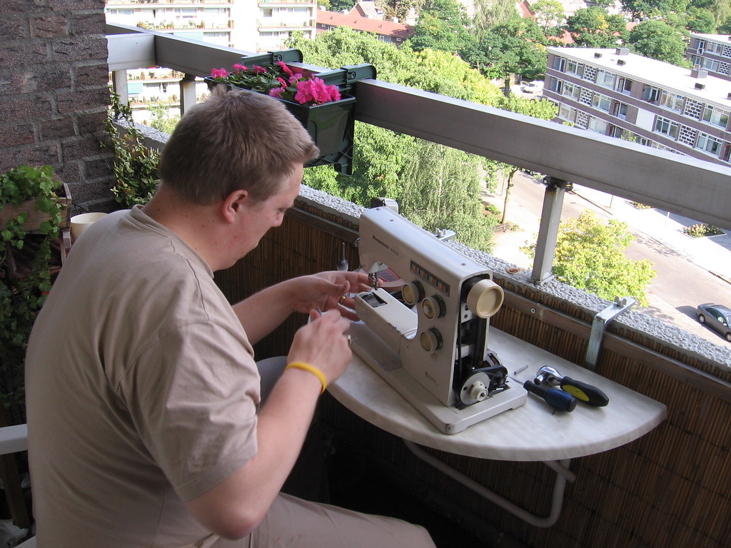 Sewing Machine Repair Man This is what happens whenever I … Flickr