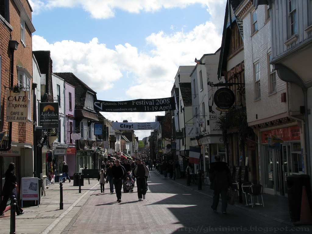 Canterbury High Street Canterbury High Street, UK. Trip to… Flickr