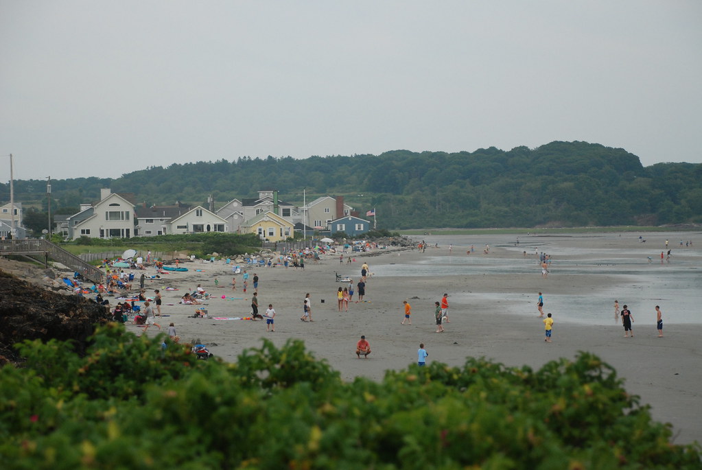 Higgins Beach Low tide. The beach disappears at high tide.… Joe