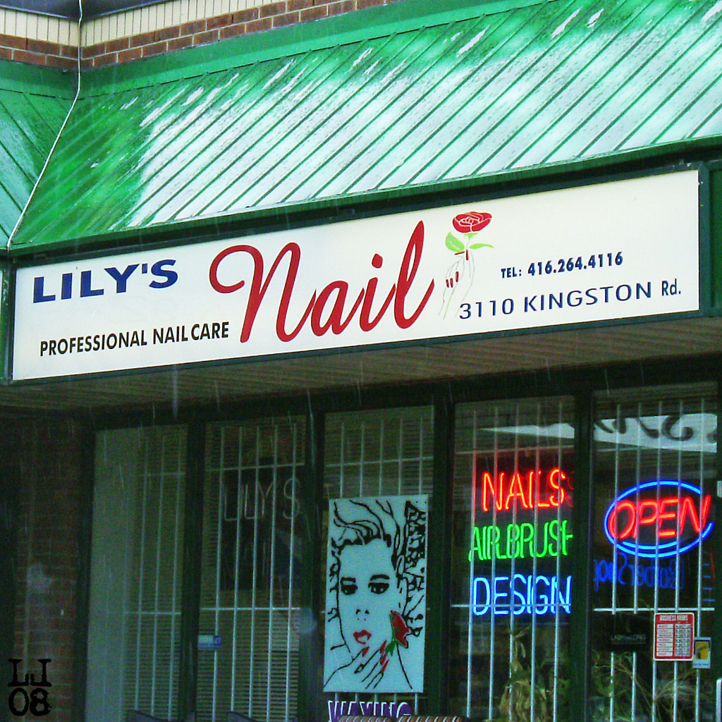 lily's nail Kingston Road east of McCowan, taken in a rain… Flickr