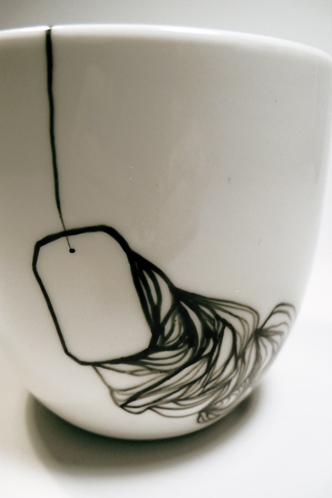 tea bag string tea cup Re Jin Lee Flickr